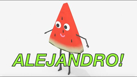 Happy Birthday ALEJANDRO! - WATERMELON Birthday Song