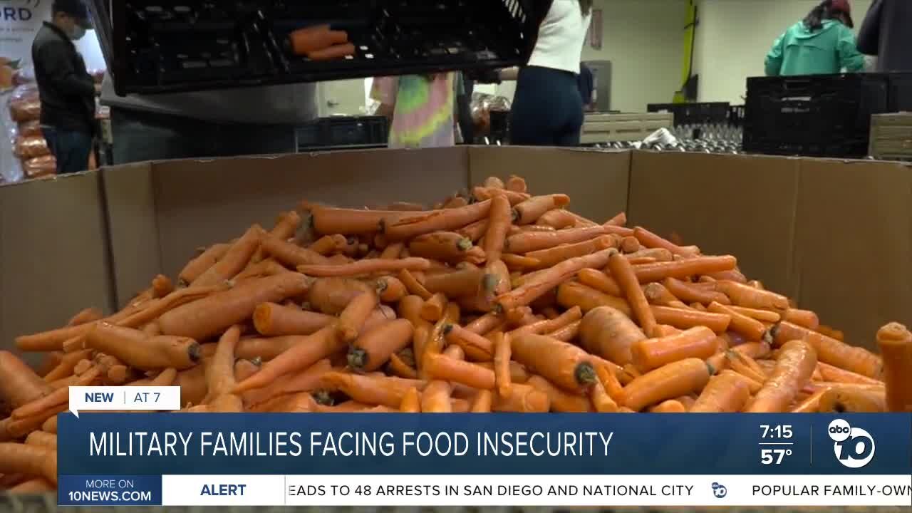 Department of Defense survey highlights food insecurity amongst military families