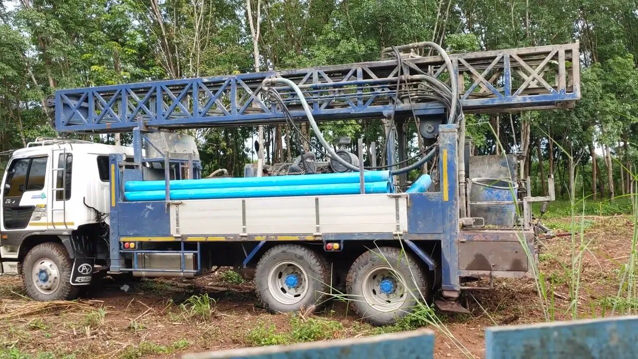 Water Well Digging in Thailand. 80 meter well for 2000 USD