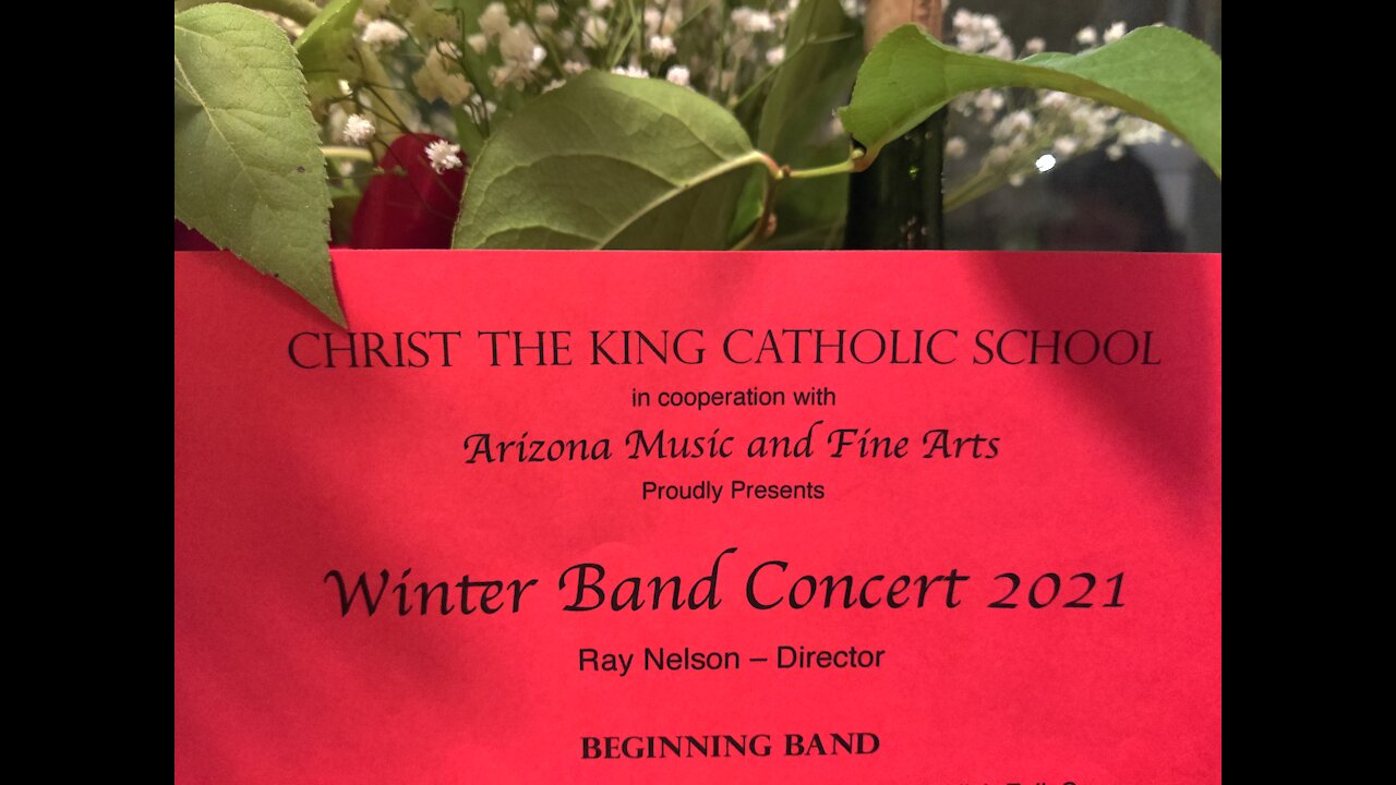 Mia Monteen- Band Concert Christ The King School 2021