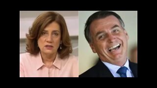 Bolsonaro dá resposta afiada a Miriam Leitão: ‘Trabalhe melhor’