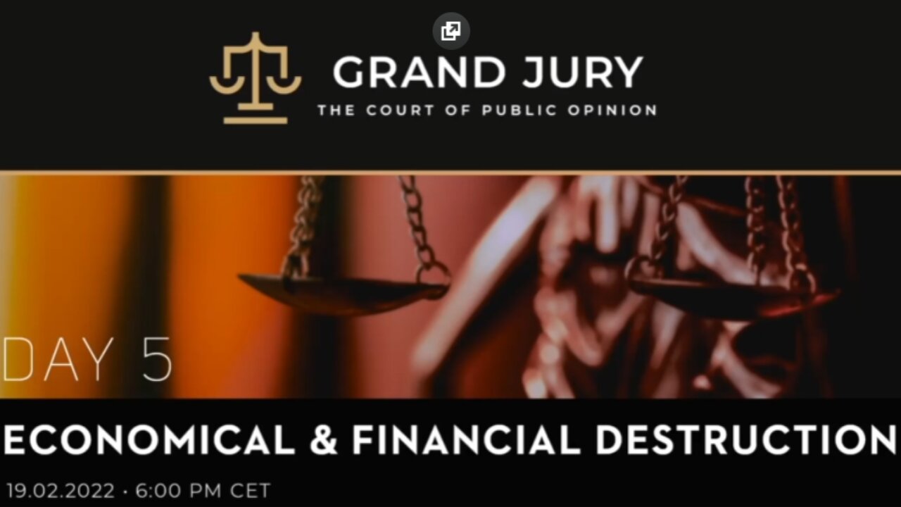 Grand Jury Day 5: Economical and Financial Destruction