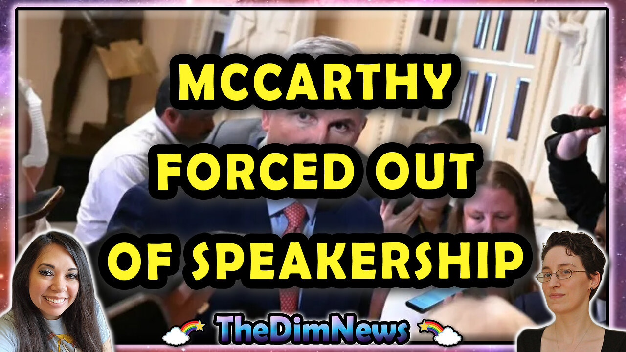 TheDimNews LIVE: McCarthy Forced Out of Speakership | Transgender World Cup Swimming Cancelled