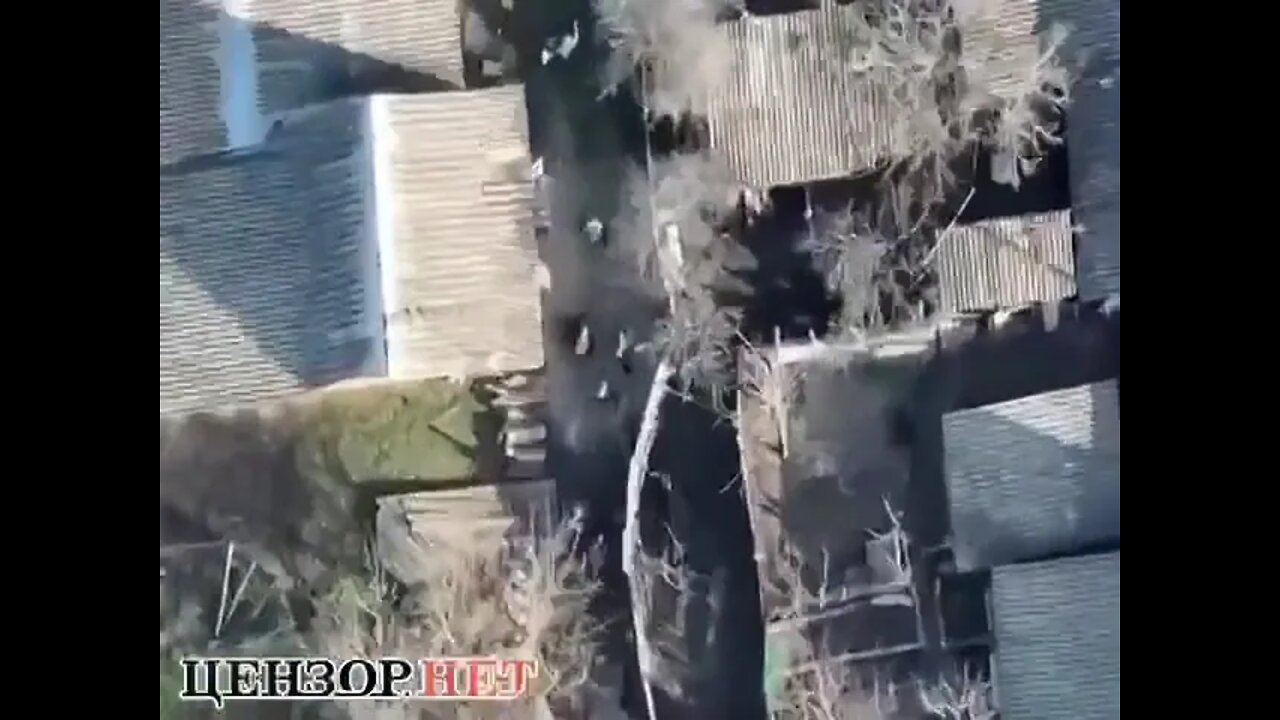 Drone Footage of Troops Falling Back