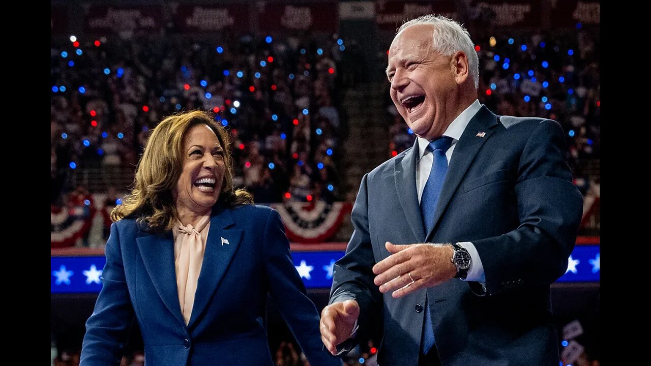 Kamala Harris And Timothy Walz Comedy Show on CNN