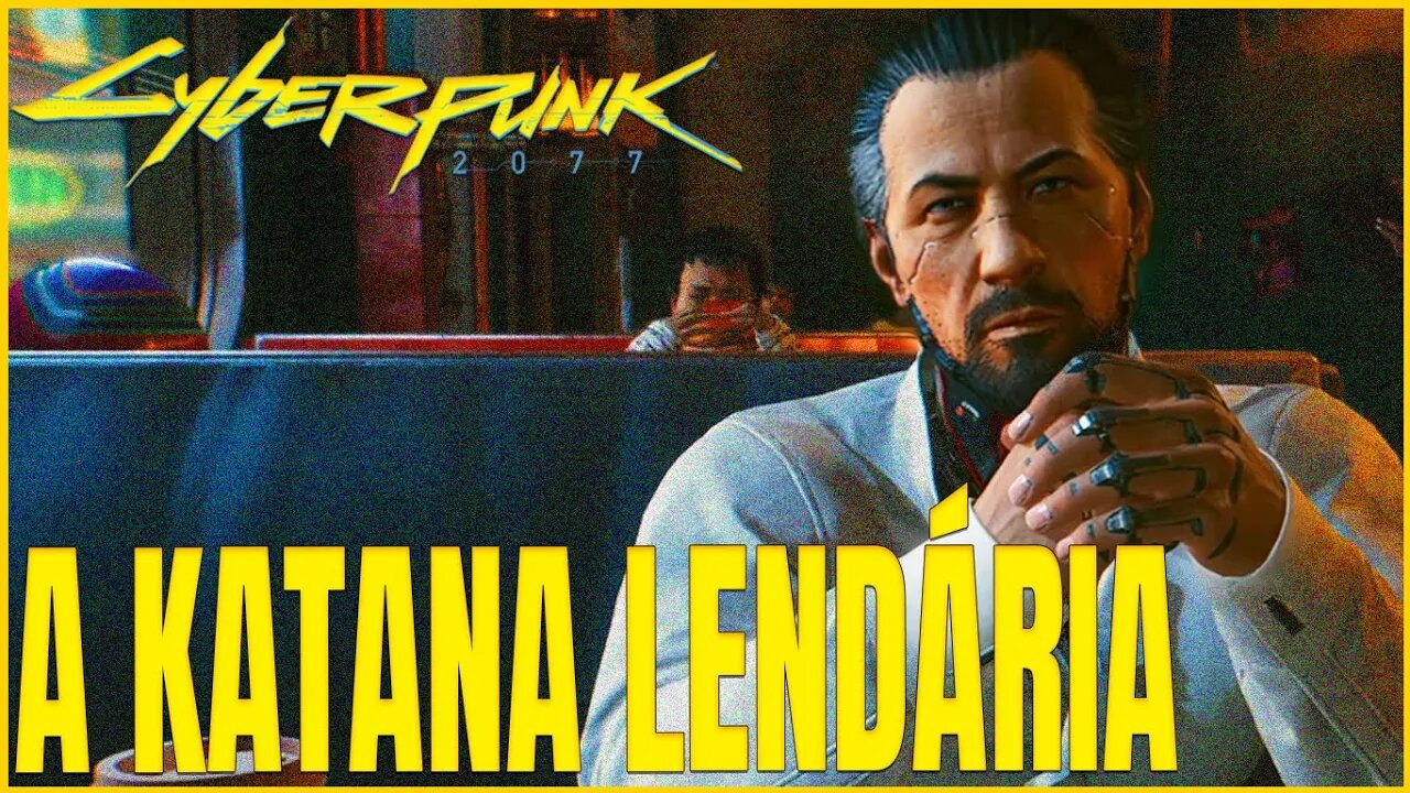 CYBERPUNK 2077 - CONSEGUI UMA KATANA LENDÁRIA - SAMURAI TÁ OP