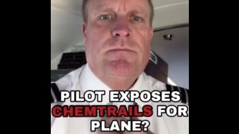 Pilot Exposes ChemTrails For Plane