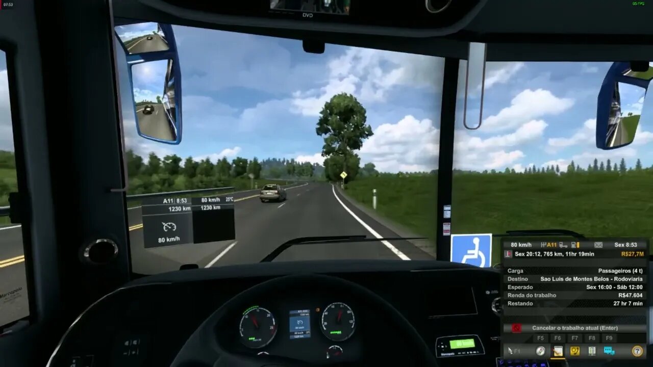 PASSOS/MG x SÃO LUIS DE MONTES BELOS/GO - EAA 6.4 - EURO TRUCK SIMULATOR 2 1.43