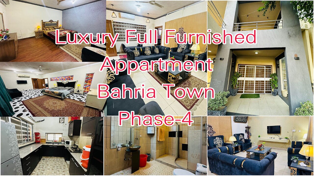 2 bed apartment furnished luxury bahria town Phase 4