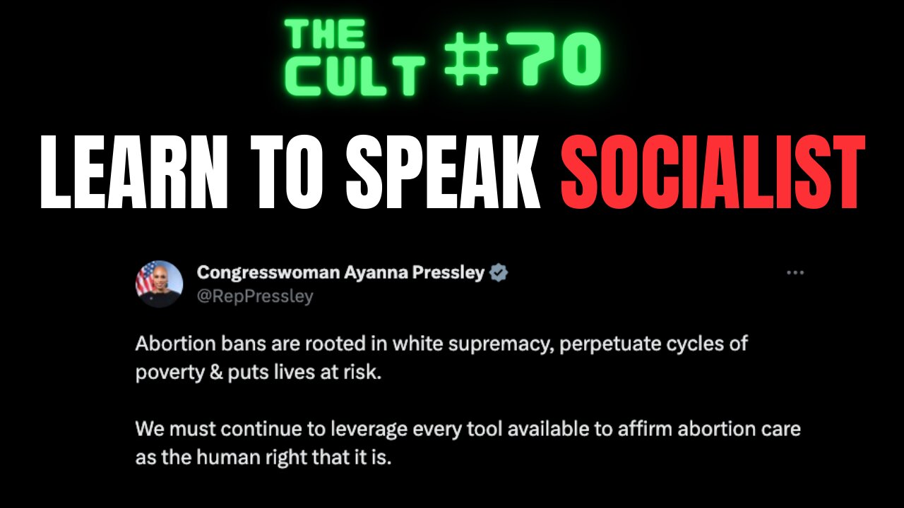 The Cult #70: Learn to speak SOCIALIST with Congresswoman Ayanna Pressley