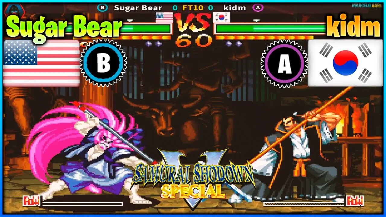 Samurai Shodown V Special (Sugar Bear Vs. kidm) [U.S.A. Vs. South Korea]