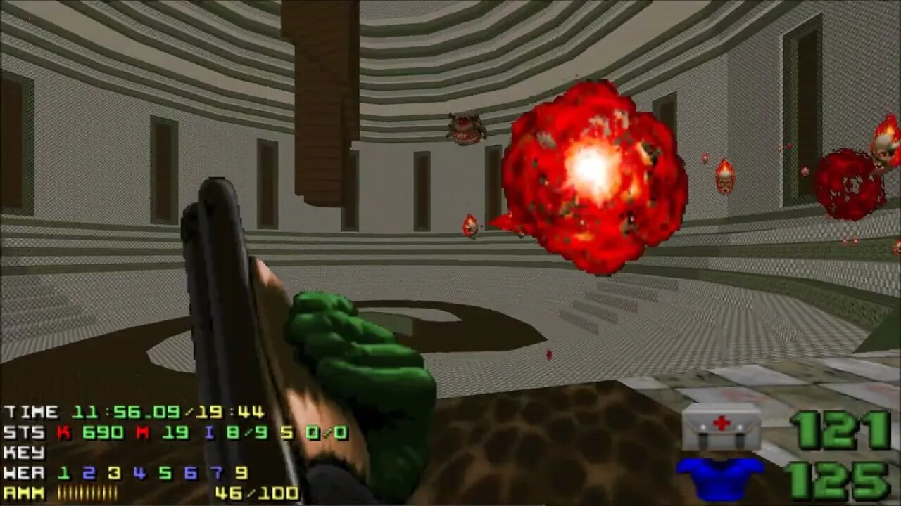 Doom 2 Poogers [RC 2] Level 9 UV [TAS] Max in 19:38