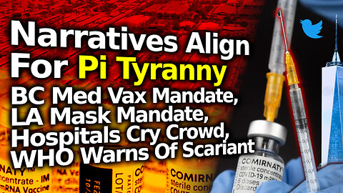 Evil Nuremberg Violating Mask & Vax Mandates RETURN/ Oligarchs' Media & WHO Prepare For Deadly PI