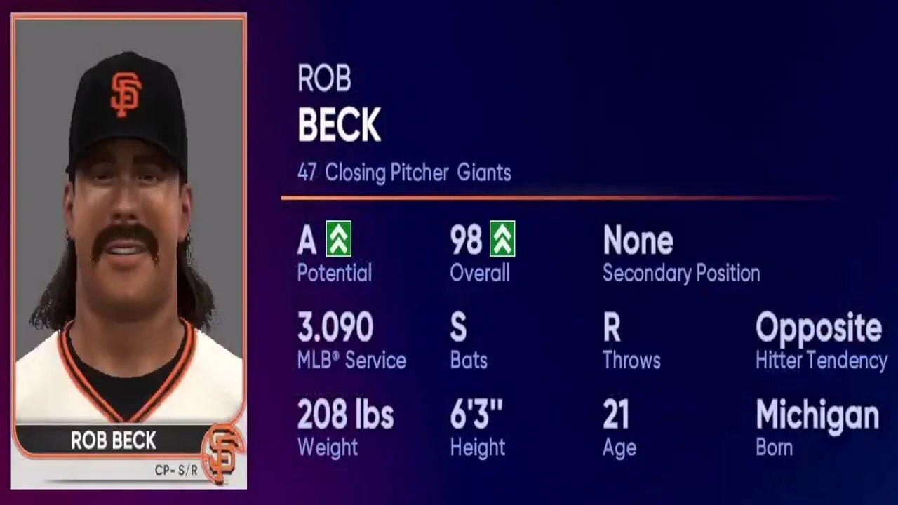 How To Create Rob Beck MLB The Show 22