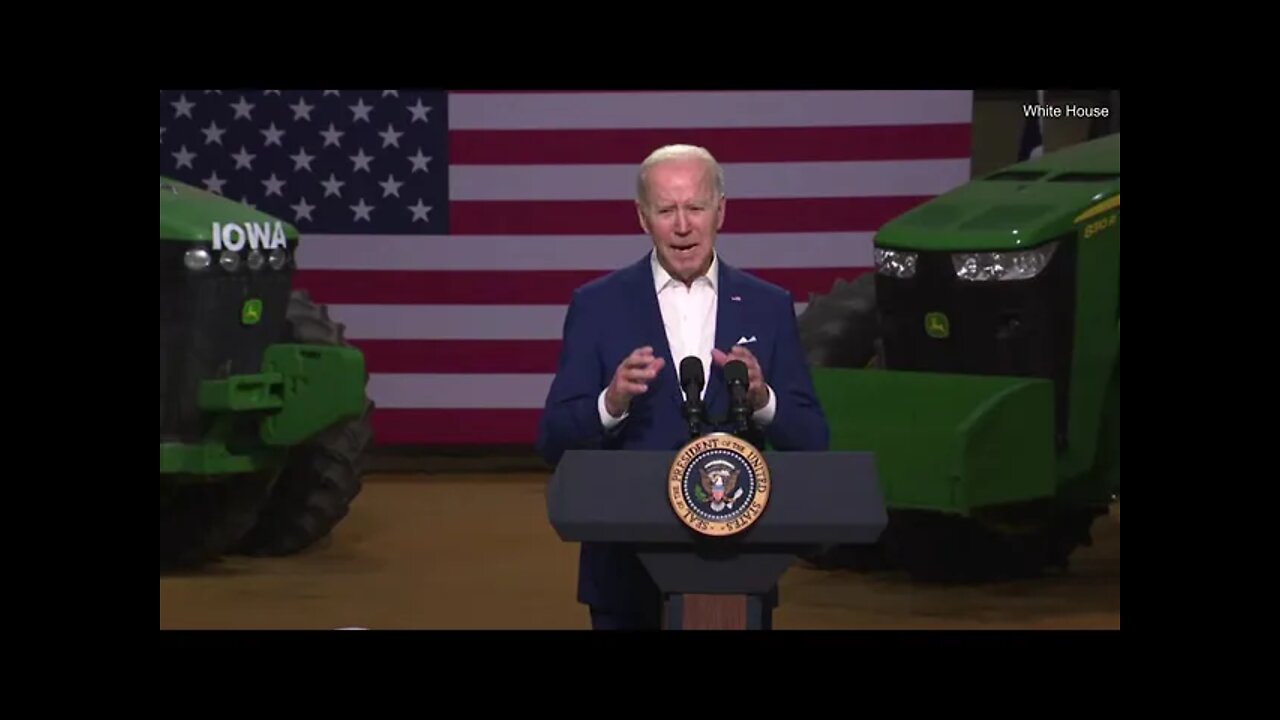 Bird Poops on Joe Biden During Speech