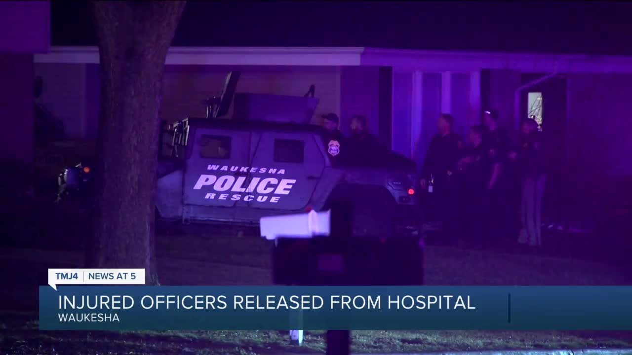 Waukesha police shooting: Officer who was shot is released from hospital