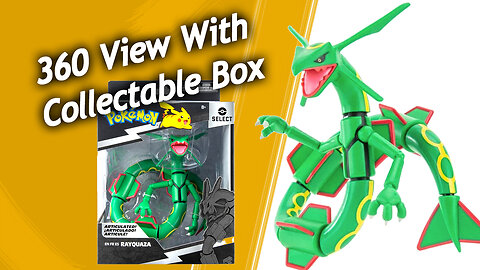 Rayquaza 6 Inch Pokemon Select Super Series, Collectables, 360 View, Product Links