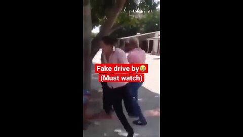 Fake drive by prank(must watch) 😳