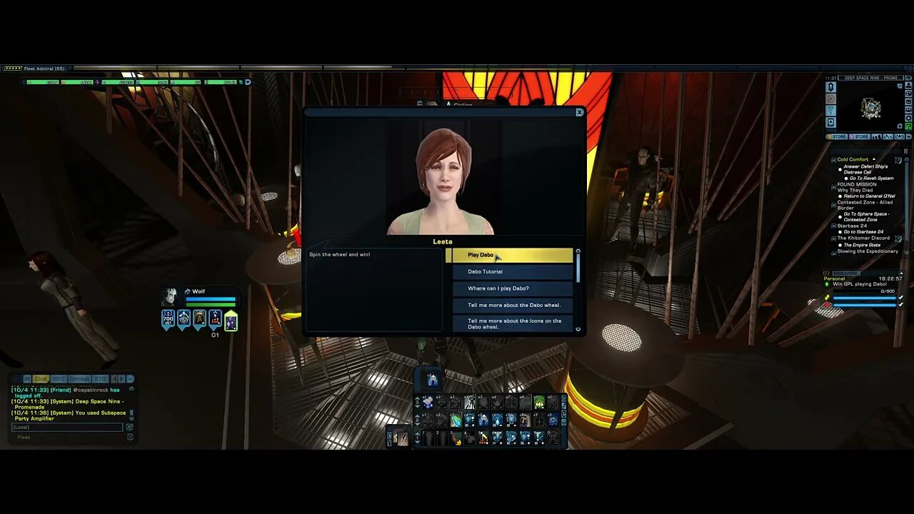 STAR TREK ONLINE DOING STUFF