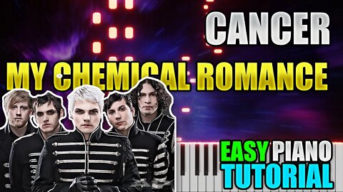 Cancer - My Chemical Romance | Easy Piano Tutorial