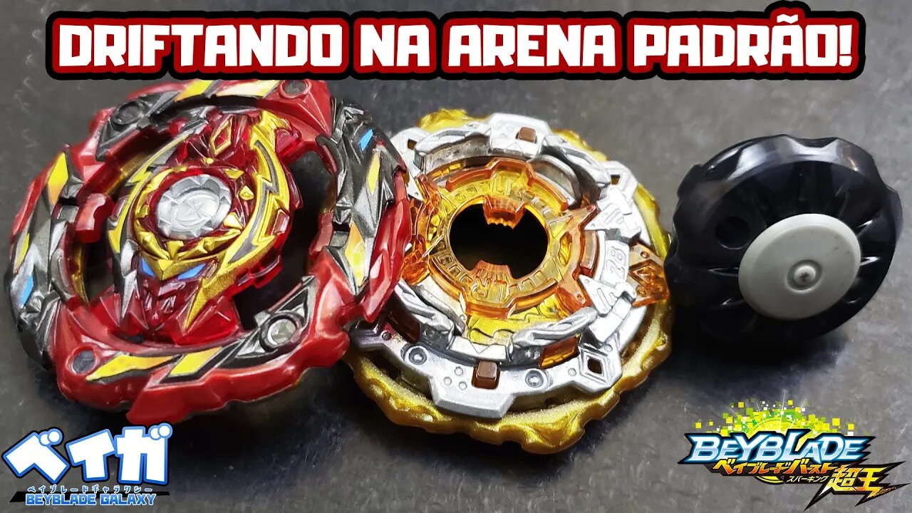 Testando 090 - WORLD SPRIGGAN .Dr 2B contra 3 combos na arena padrão - Beyblade Burst ベイブレードバースト