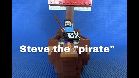 Lego Minecraft - If Steve Became a Pirate