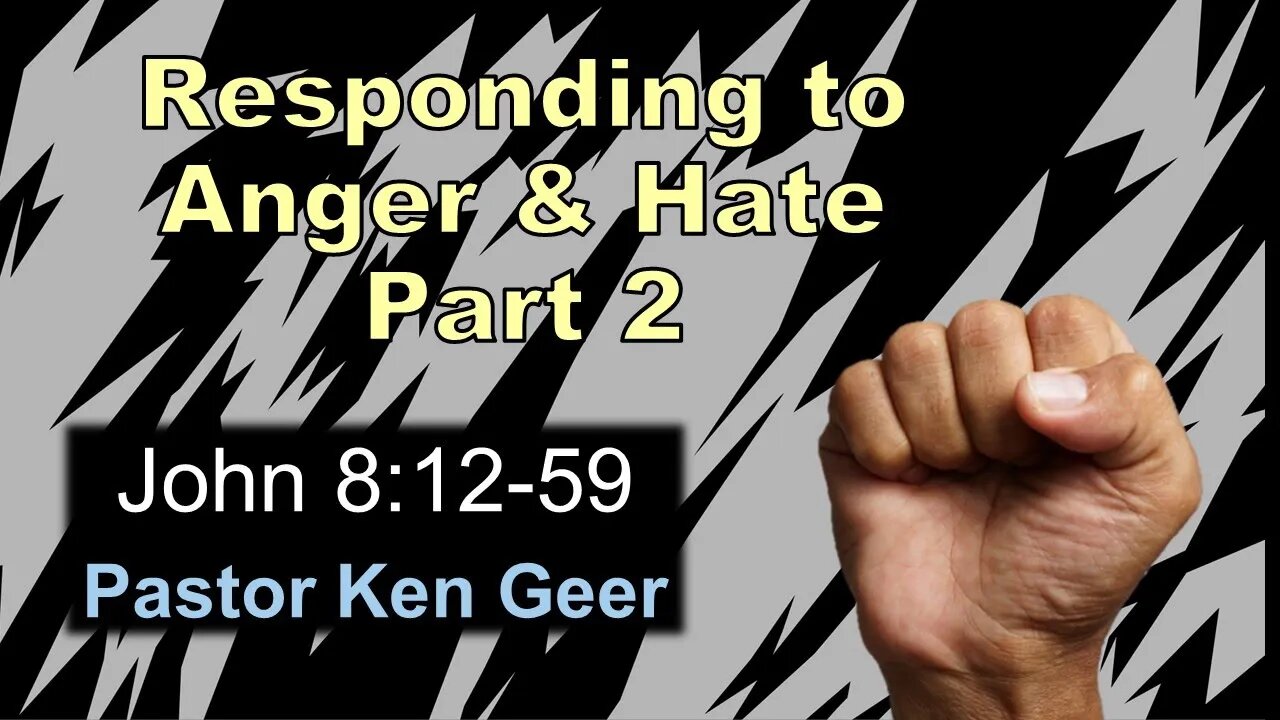 Colfax AoG Sunday Sermon July 24, 2022 - Responding to Anger and Hate Part 2