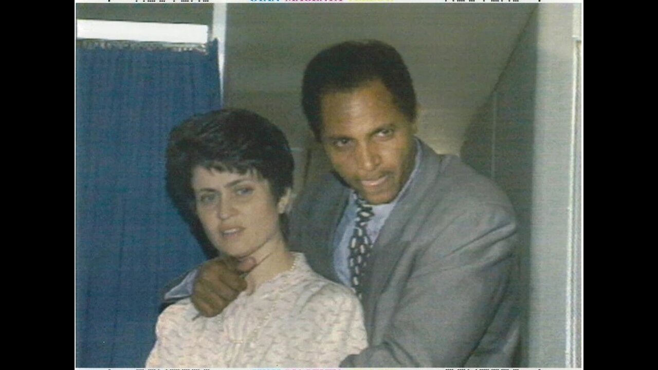 Ethiopian hijacker holding airline attendant at knife point, 9th November, 1995