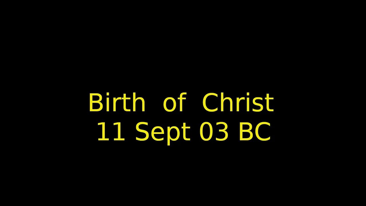 01/03 Birth of Christ - 11 Sept 03 - Dr. Victor Paul Wierwille
