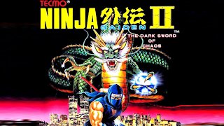 Ninja Gaiden 2 The Dark Sword of Chaos Title Screen.