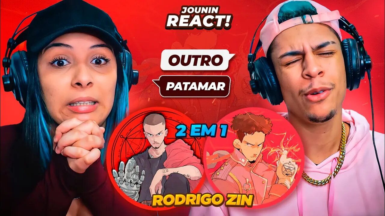 2 EM 1 - RODRIGO ZIN | EDWARD ELRIC & ROY MUSTANG | [React Rap Nerd] 🔥