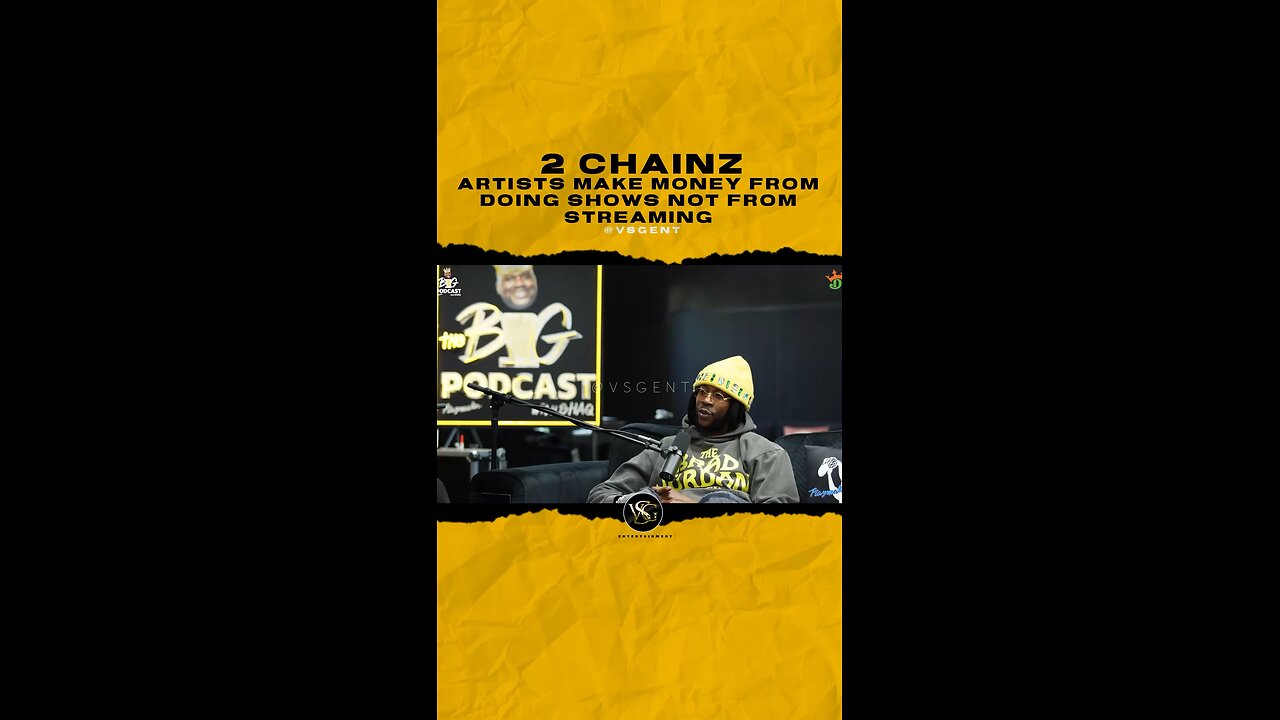 @2chainz Artists make money from doing shows not from streaming