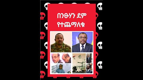 በንፁሃን ደም የተጨማለቁ