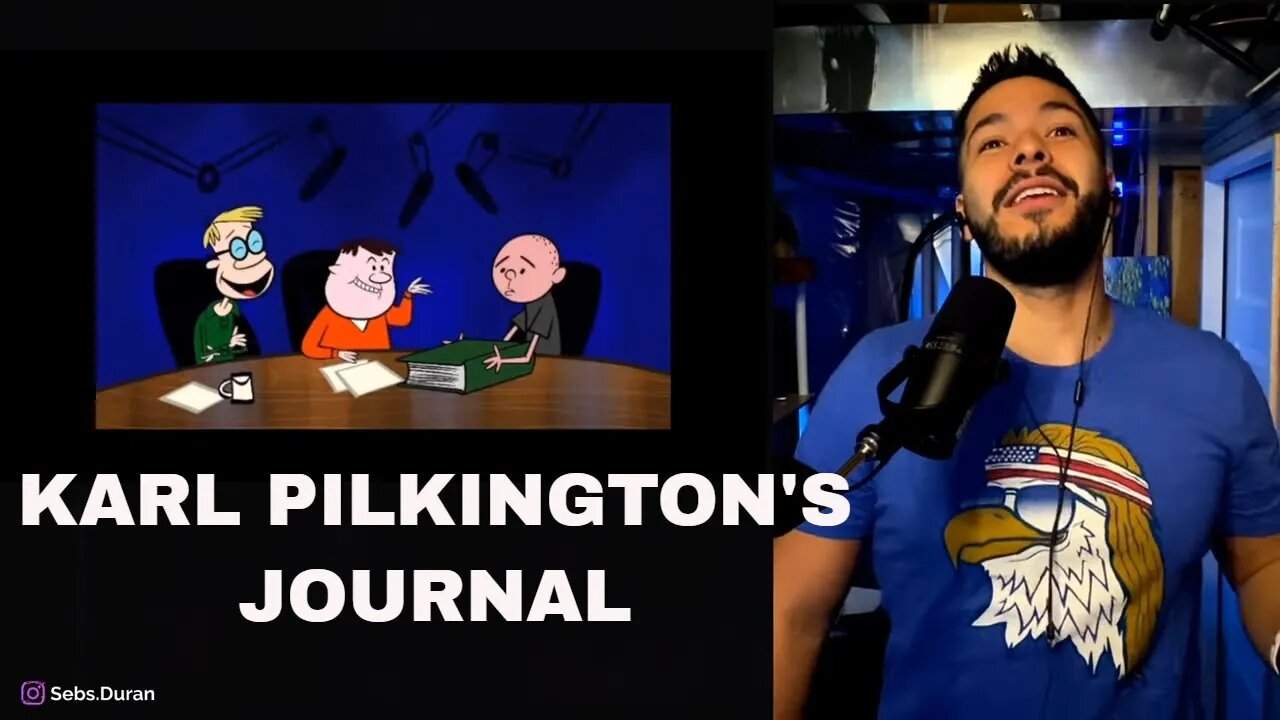 Karl Pilkington Introduces his Diary (Reaction!) | Kids, this is how you journal