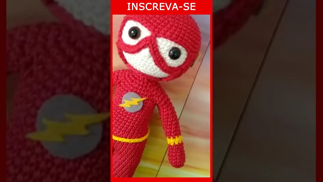 Flash receita amigurumi grátis passo a passo #shorts