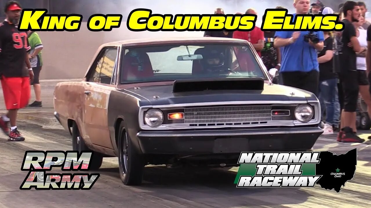 No Prep Drag Racing Hard Tire Eliminations King of Columbus National Trail Raceway