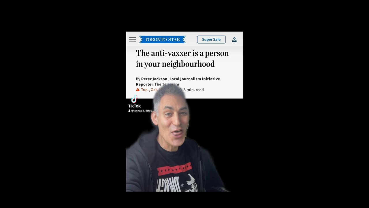 The antivaxxer in your neighbourhood!