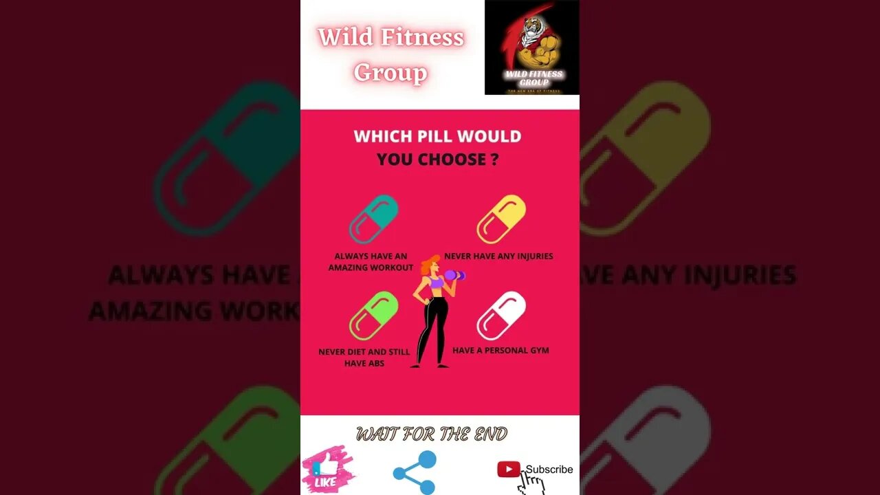 🔥Which pill would you choose🔥#shorts🔥#wildfitnessgroup🔥7 April 2022🔥