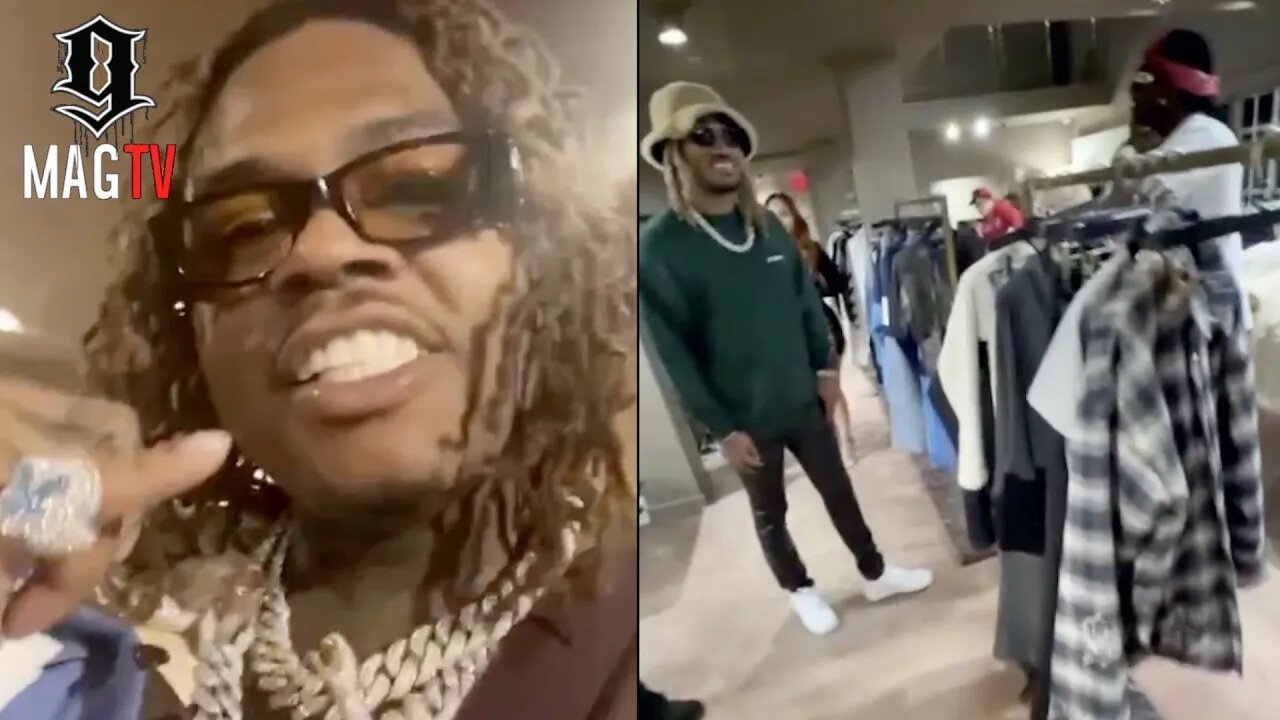 Gunna Goes BTS Wit Young Thug & Future For The Pushin P Video! 🎥