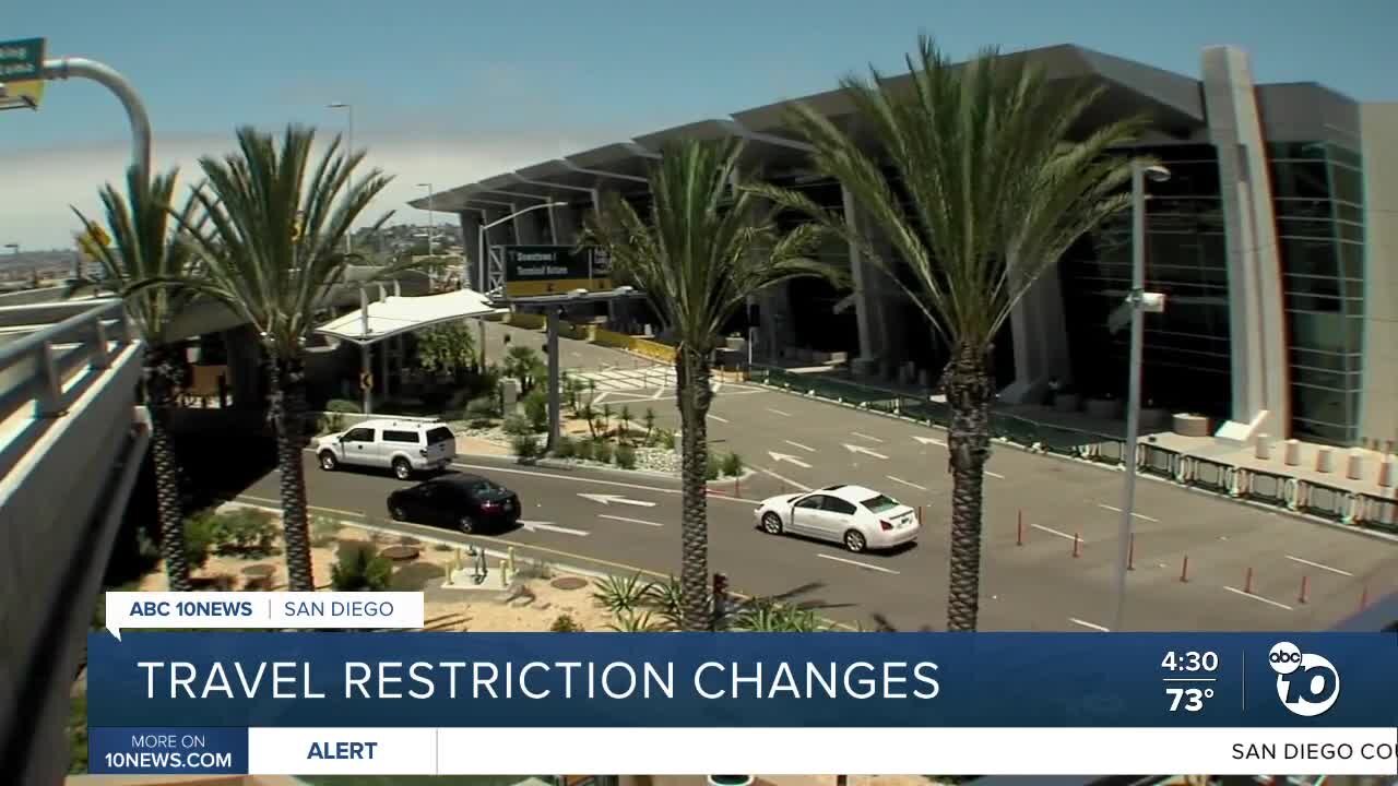 Travel ban loosened for fully vaccinated air travelers; Land crossings still banned