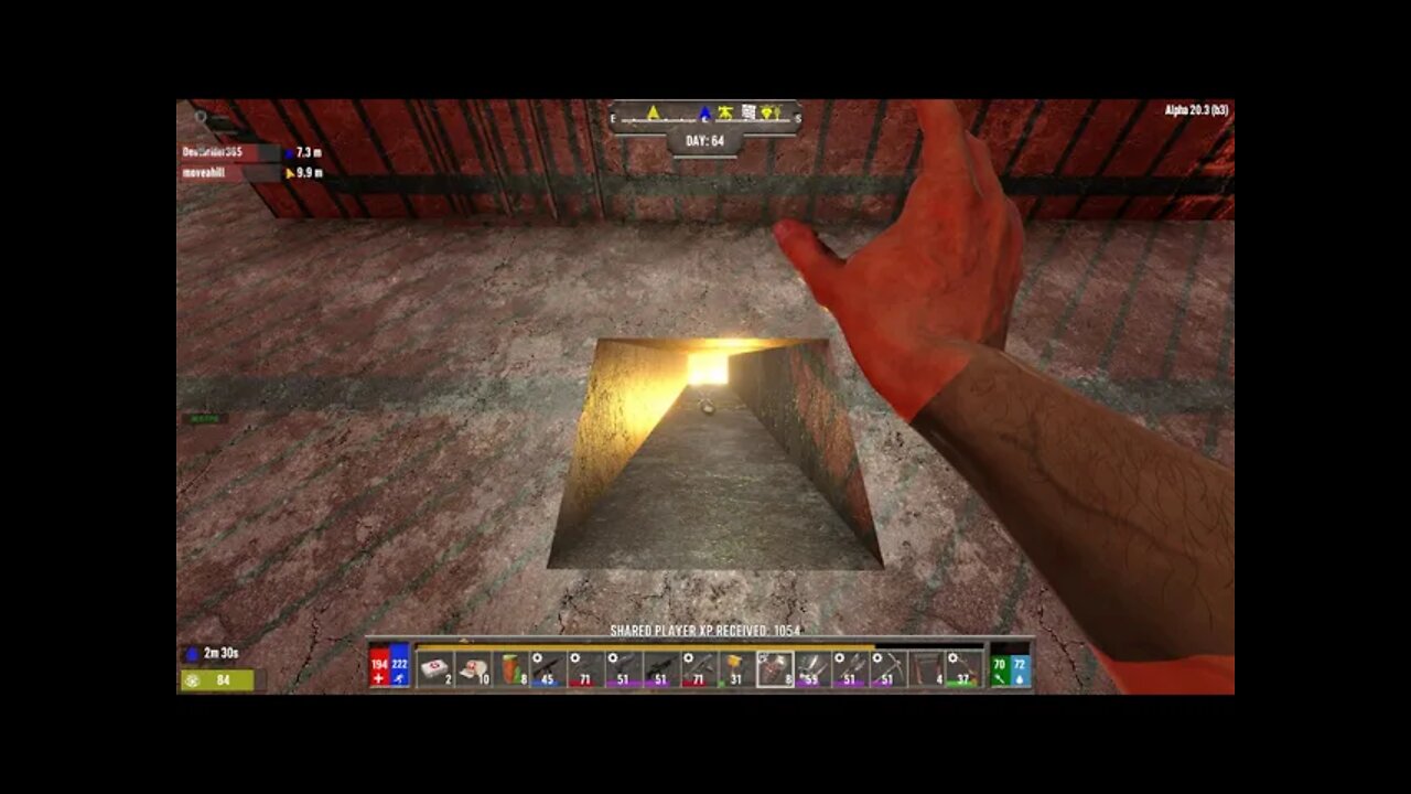 7 Days To Die | Alpha 20 - Darkness Falls| Ep 13-B | Horde Day 63 - enhancing the cage