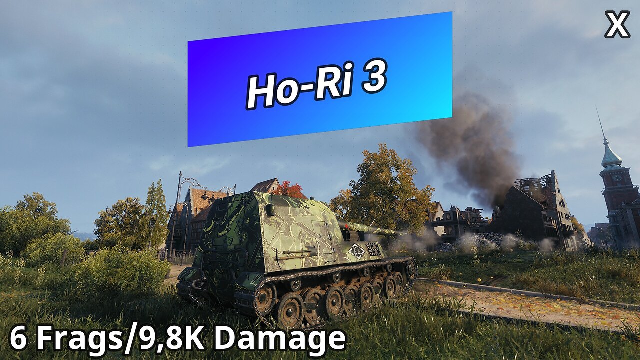 Ho-Ri 3 (6 Frags/9,8K Damage) | World of Tanks