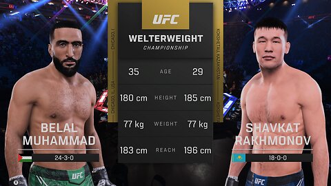 Belal Muhammad Vs Shavkat Rakhmonov UFC 310 Welterweight Championship Prediction