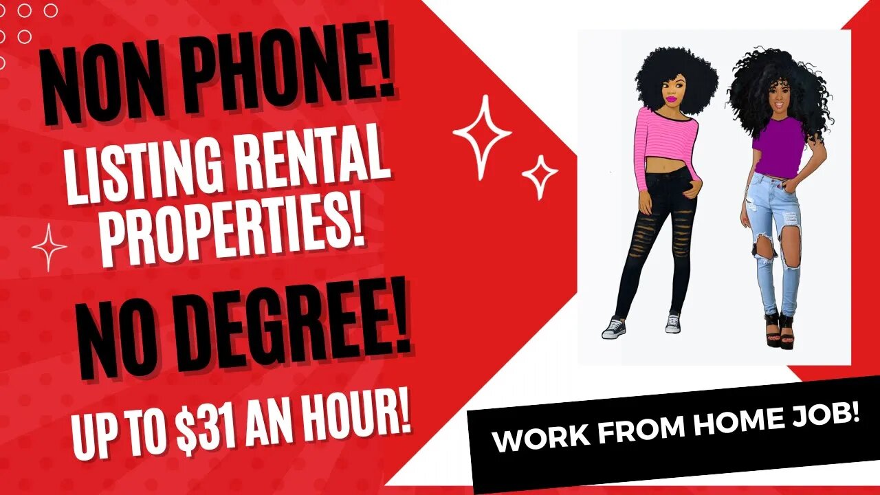 Non Phone Work From Home Job Listing Rental Properties No Degree Job Up To $31 An Hour WFH Jobs 2023