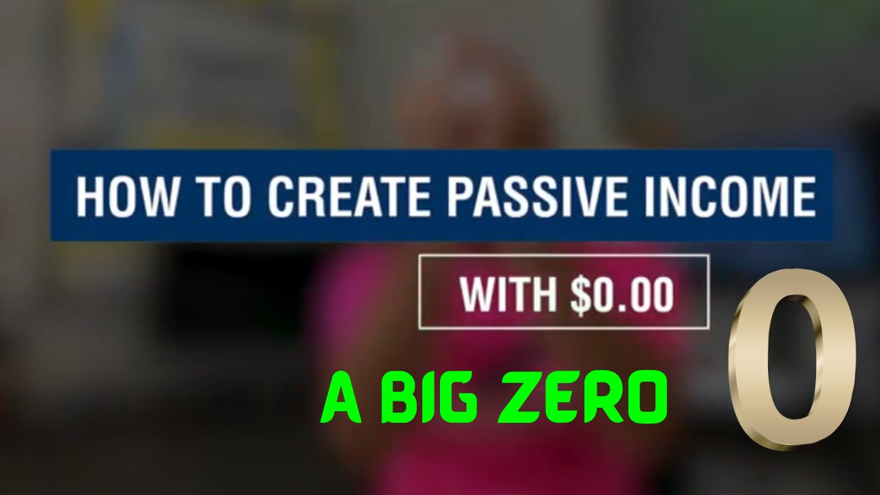 How To Generate Passive Income Online With $0