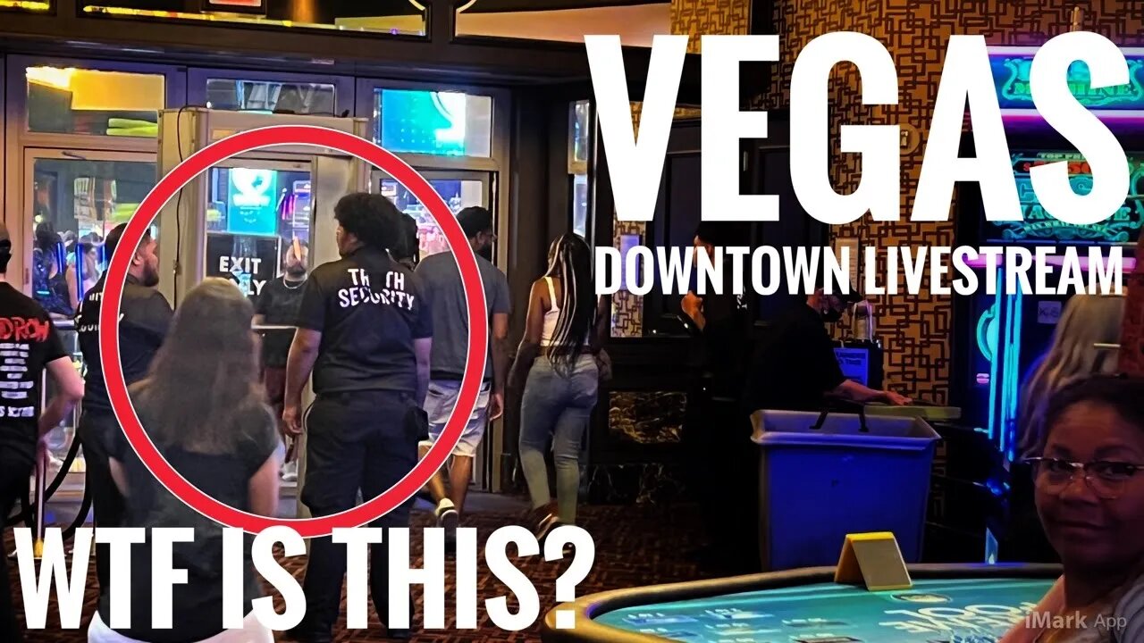 Vegas LIVESTREAM - Fremont Street is Freaking me Out Tonite… 😮😯 1080p 60fps Stream