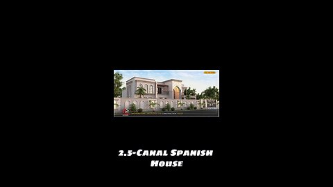 "Captivating Spanish Style: Stunning 2.5 Kanal Front Elevation Design for Your Dream Home!"