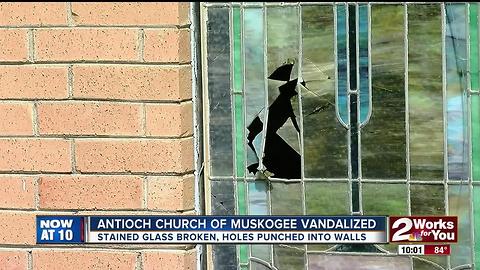 Antioch Church of Muskogee vandalized