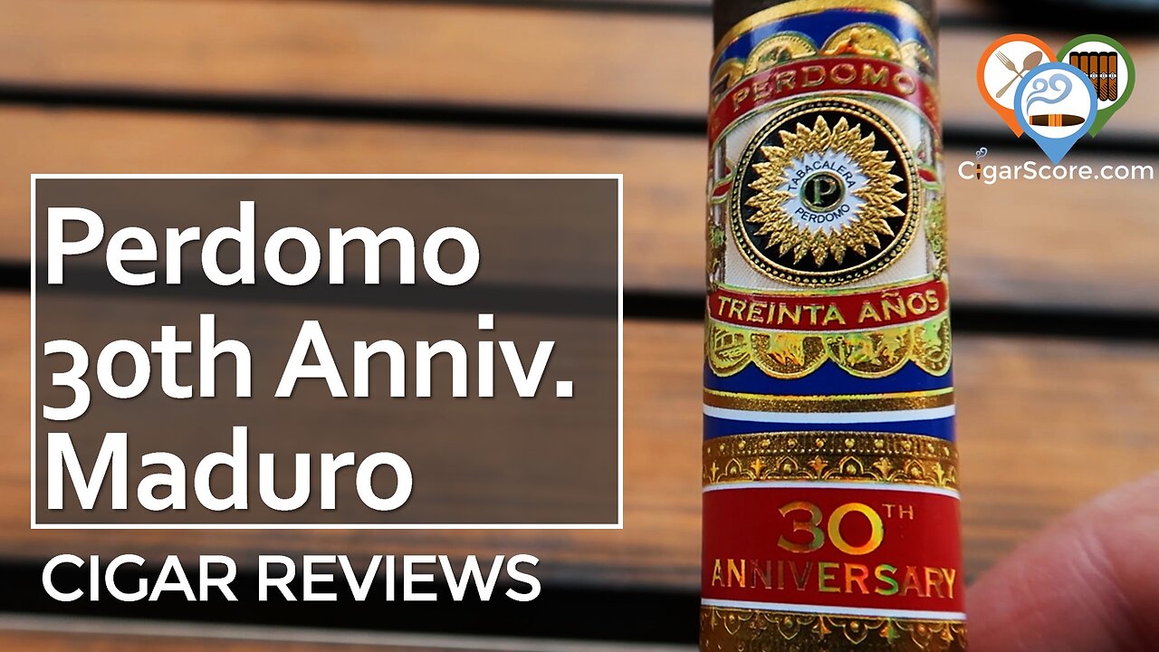 BETTER with BOURBON? The PERDOMO 30th Anniversary MADURO Robusto - CIGAR REVIEWS by CigarScore