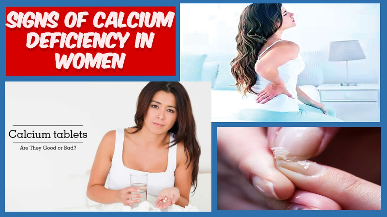 calcium deficiency in women